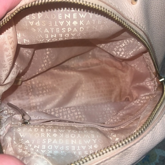 Kate Spade pebbles leather backpack in GUC light pink with gold hardware. - Picture 13 of 16